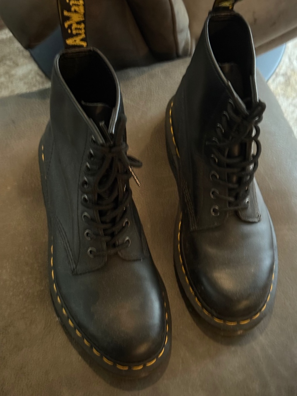 Dr. Martens 1460 Black Leather 8-Eye Combat Boots - NWOT Women’s US 8 / UK 7